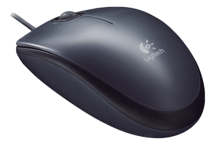 Logitech M90 optical corded USB mouse black ryhmässä TIETOKOONET & TARVIKKEET / Hiiret & Näppäimistöt / Hiiret / Langalliset @ TP E-commerce Nordic AB (C14593)