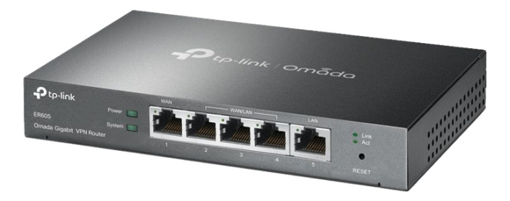 TP-Link TL-ER605 V2 -VPN-reititin ryhmässä TIETOKOONET & TARVIKKEET / Verkko / Reititin @ TP E-commerce Nordic AB (C14601)