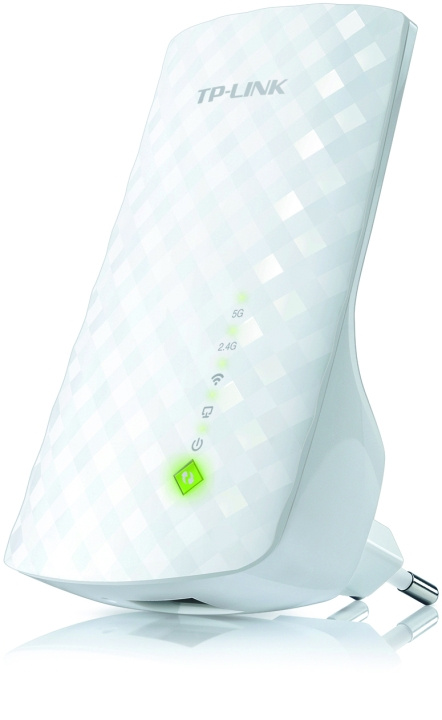 TP-LINK RE200, langaton tukias., 750Mbps, WPS, RJ45, 802.11a/ac/b/g/n ryhmässä TIETOKOONET & TARVIKKEET / Verkko / Tukiasemat @ TP E-commerce Nordic AB (C14653)