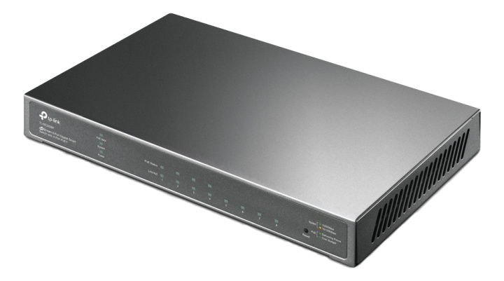 TP-Link JetStream™ 8-Port Gigabit Smart Switch with 4-Port PoE+ ryhmässä TIETOKOONET & TARVIKKEET / Verkko / Kytkimet / 10/100/1000Mbps @ TP E-commerce Nordic AB (C14703)