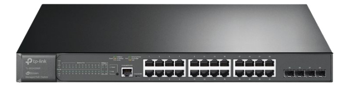 TP-Link JetStream™ 28-Port Gigabit L2+ Managed Switch with 24-Port PoE ryhmässä TIETOKOONET & TARVIKKEET / Verkko / Kytkimet @ TP E-commerce Nordic AB (C14706)