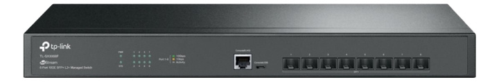 TP-Link JetStream™ 8-Port 10GE SFP+ L2+ Managed Switch ryhmässä TIETOKOONET & TARVIKKEET / Verkko / Kytkimet @ TP E-commerce Nordic AB (C14713)