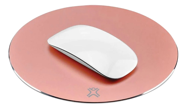 ROUND ALUMINUM MOUSE PADS - Rose Gold ryhmässä TIETOKOONET & TARVIKKEET / Hiiret & Näppäimistöt / Hiirimatot @ TP E-commerce Nordic AB (C14735)