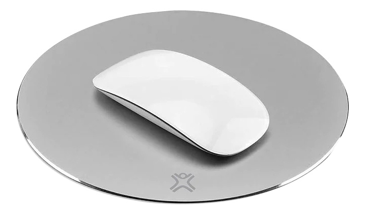 ROUND ALUMINUM MOUSE PADS - Silver ryhmässä TIETOKOONET & TARVIKKEET / Hiiret & Näppäimistöt / Hiirimatot @ TP E-commerce Nordic AB (C14736)