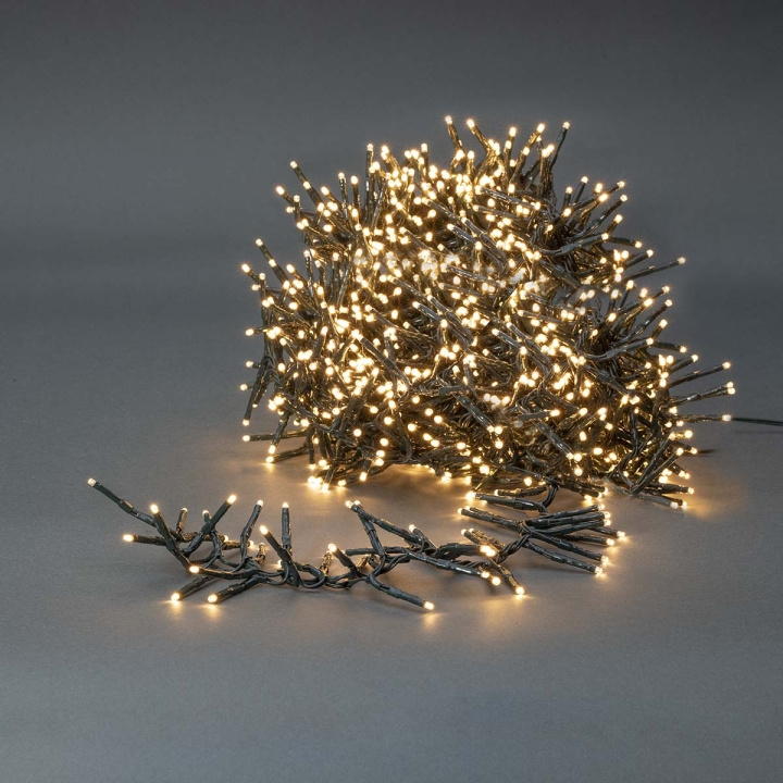 Nedis Jouluvalot | Klusteri | 1512 LED\'s | Lämmin Valkoinen | 11.00 m | Kevyet vaikutukset: 7 | Sisä- tai ulkotila | Verkkovirtakäyttöinen ryhmässä KODINELEKTRONIIKKA / Valaistus / LED-silmukka @ TP E-commerce Nordic AB (C14797)