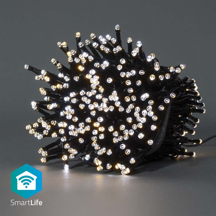 Nedis SmartLife Jouluvalot | Nauha | Wi-Fi | Lämpimästä kylmään valkoiseen | 400 LED\'s | 20.0 m | Android™ / IOS ryhmässä KOTI, TALOUS JA PUUTARHA / Älykodit / Älykäs valaistus @ TP E-commerce Nordic AB (C14825)