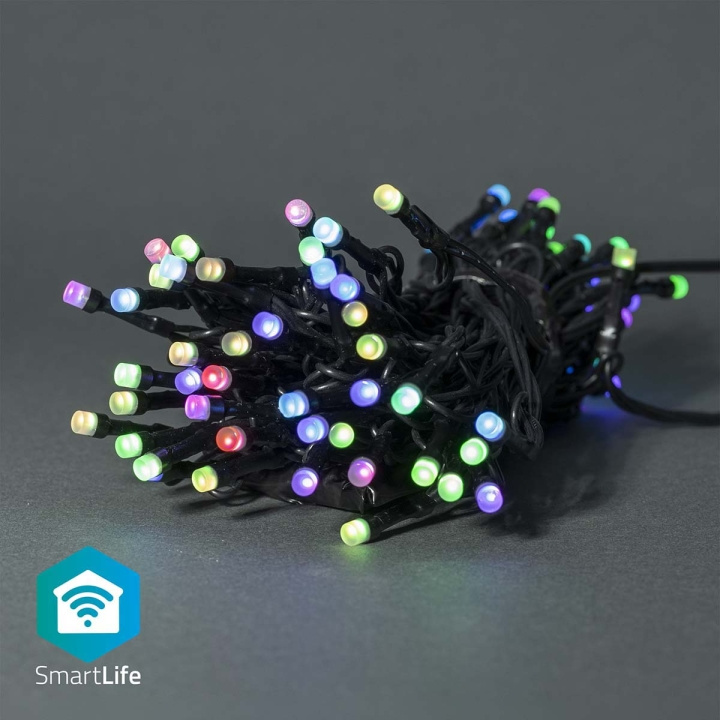 Nedis SmartLife Jouluvalot | Nauha | Wi-Fi | RGB | 42 LED\'s | 5.00 m | Android™ / IOS ryhmässä KOTI, TALOUS JA PUUTARHA / Älykodit / Älykäs valaistus @ TP E-commerce Nordic AB (C14826)