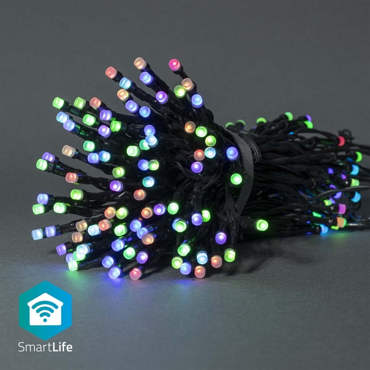 Nedis SmartLife Jouluvalot | Nauha | Wi-Fi | RGB | 84 LED\'s | 10.0 m | Android™ / IOS ryhmässä KOTI, TALOUS JA PUUTARHA / Älykodit / Älykäs valaistus @ TP E-commerce Nordic AB (C14827)