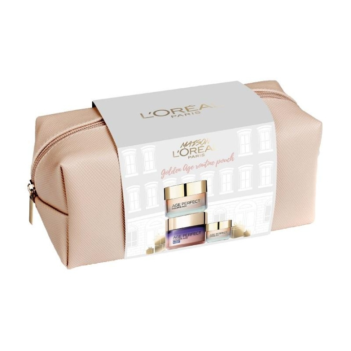 L\'Oréal Paris Golden Age Routine Pouch ryhmässä KOTI, TALOUS JA PUUTARHA / Kylpyhuone / Toilettilaukut @ TP E-commerce Nordic AB (C14883)