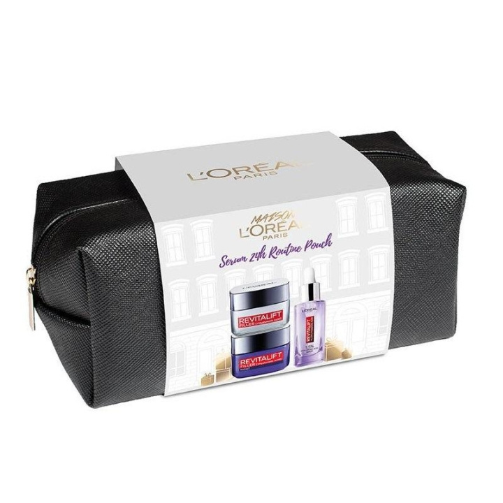 L\'Oreal Paris Revitalift Filler Serum 24H rutiini Pussi ryhmässä KOTI, TALOUS JA PUUTARHA / Kylpyhuone / Toilettilaukut @ TP E-commerce Nordic AB (C14885)