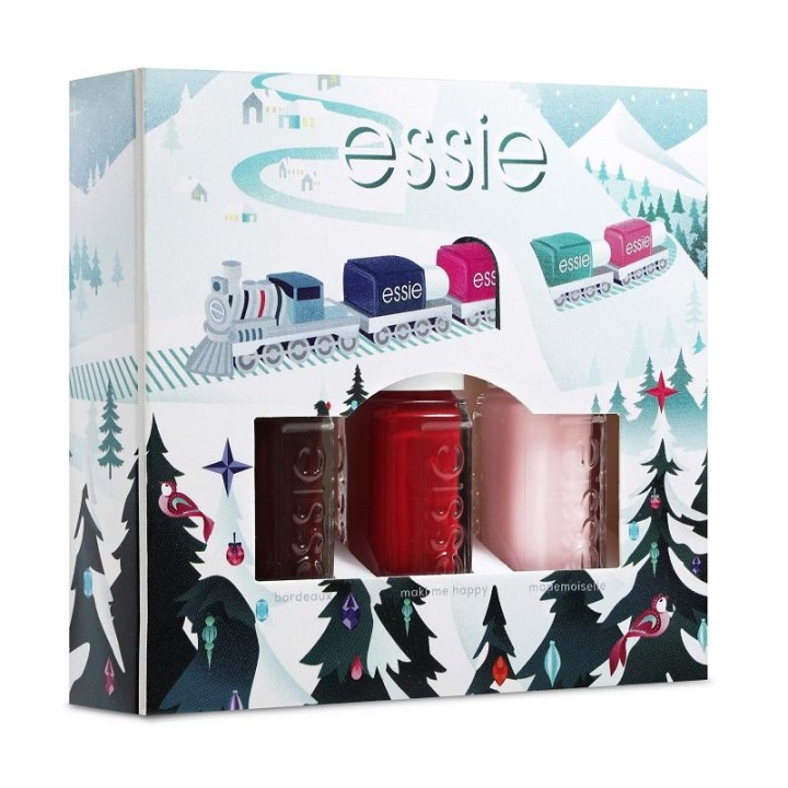 Essie Xmas Mini Trio Gift Kit ryhmässä KAUNEUS JA TERVEYS / Manikyyri/Pedikyyri / Kynsilakka @ TP E-commerce Nordic AB (C14887)