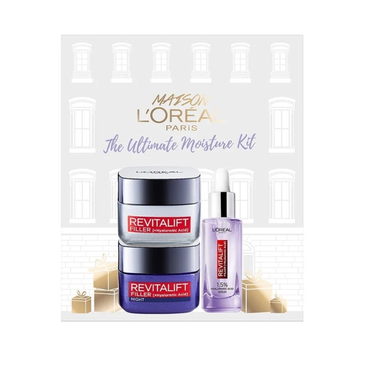 L’Oréal Paris The Ultimate Moisture Kit ryhmässä KAUNEUS JA TERVEYS / Lahjapakkaukset / Naisten lahjapakkaukset @ TP E-commerce Nordic AB (C14888)