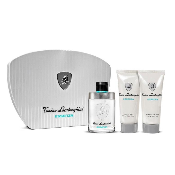 Giftset Lamborghini Essenza Edt 125ml + Aftershave Balm 150ml + Shower Gel 150ml ryhmässä KAUNEUS JA TERVEYS / Lahjapakkaukset / Miesten lahjapakkaukset @ TP E-commerce Nordic AB (C14927)