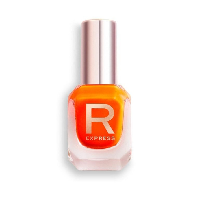 Makeup Revolution High Gloss Nail Polish 10ml - Orange Pop ryhmässä KAUNEUS JA TERVEYS / Manikyyri/Pedikyyri / Kynsilakka @ TP E-commerce Nordic AB (C14991)