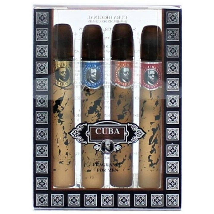 Giftset Cuba Paris Cuba Miniatures 4 x 5 ml ryhmässä KAUNEUS JA TERVEYS / Tuoksut & Parfyymit / Parfyymit / Miesten Tuoksut @ TP E-commerce Nordic AB (C15041)