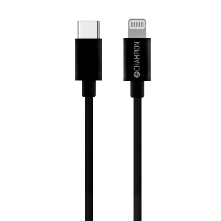 Champion Ladd&Synk kabel USB-C till Lig ryhmässä ÄLYPUHELIMET JA TABLETIT / Laturit & Kaapelit / Kaapelit / Tyyppi C -kaapelit @ TP E-commerce Nordic AB (C15248)