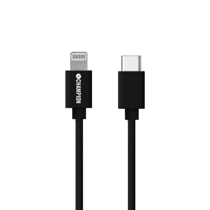 Champion Ladd&Synk kabel USB-C till Lig ryhmässä ÄLYPUHELIMET JA TABLETIT / Laturit & Kaapelit / Kaapelit / Lightning kaapelit @ TP E-commerce Nordic AB (C15250)