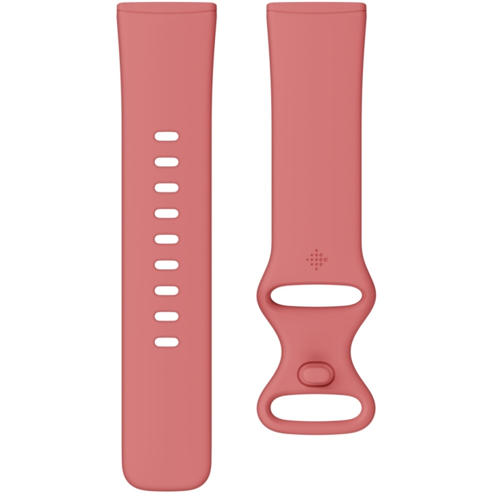 Fitbit Versa 3/4,Sense/2 Armband Pink Sand Large ryhmässä URHEILU, VAPAA-AIKA JA HARRASTUS / Urheilu- ja sykekellot / Tarvikkeet @ TP E-commerce Nordic AB (C15265)