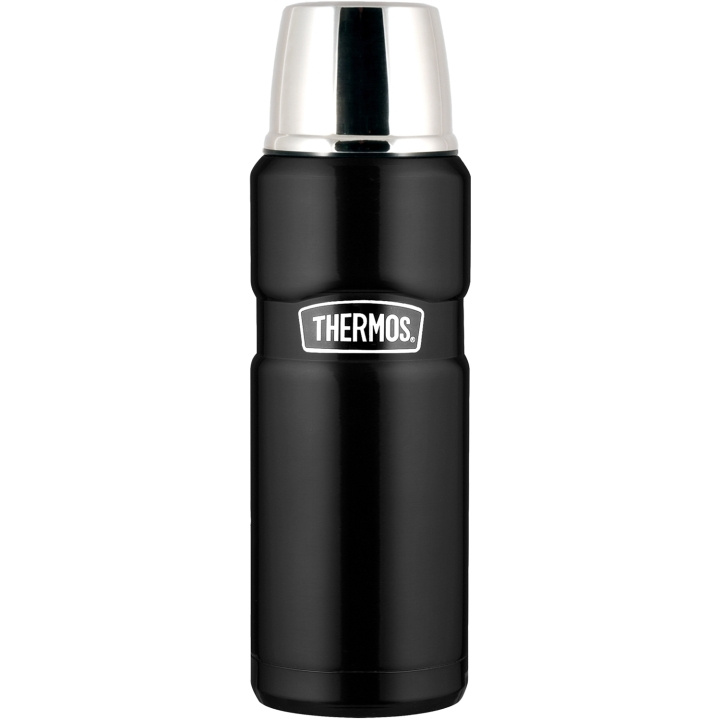 Thermos Termos King 1,2 L Matt Svart S ryhmässä URHEILU, VAPAA-AIKA JA HARRASTUS / Ulkoilu / Termos- ja vesipullot @ TP E-commerce Nordic AB (C15311)