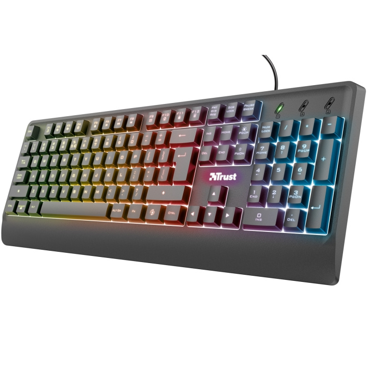 Trust Ziva Gaming keyboard LED Nordi ryhmässä TIETOKOONET & TARVIKKEET / GAMING / Näppäimistöt @ TP E-commerce Nordic AB (C15322)