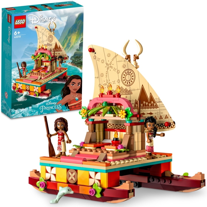 LEGO Vaianas navigeringsbåt 43210 ryhmässä LELUT, TUOTTEET LAPSILLE JA VAUVOILLE / Leikkikalut, Askartelu &Pelit / Rakennuslelut / Lego @ TP E-commerce Nordic AB (C15355)