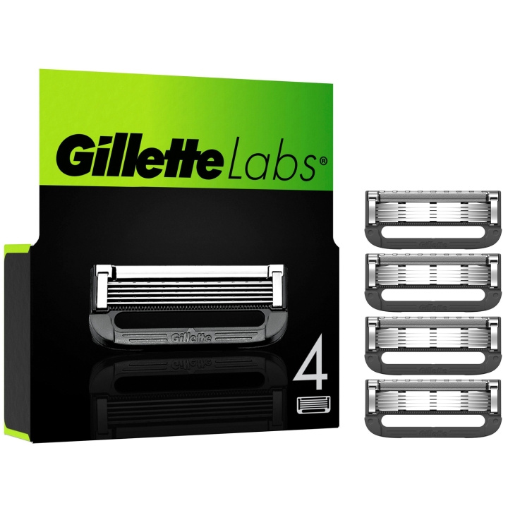 Gillette Rakblad Labs 4st ryhmässä KAUNEUS JA TERVEYS / Hiukset &Stailaus / Sheivaus ja trimmaus / Partahöylät & Tarvikkeet @ TP E-commerce Nordic AB (C15366)