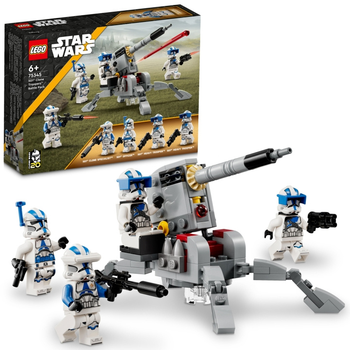 LEGO 501st Clone Troopers Battle Pack 75345 ryhmässä LELUT, TUOTTEET LAPSILLE JA VAUVOILLE / Leikkikalut, Askartelu &Pelit / Rakennuslelut / Lego @ TP E-commerce Nordic AB (C15407)