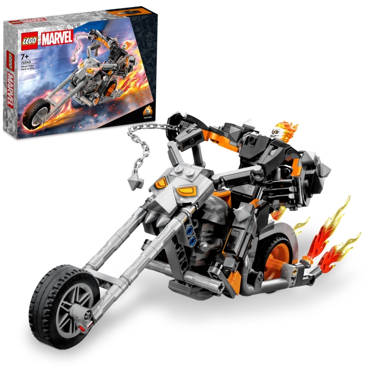 LEGO Ghost Rider robot och cykel 76245 ryhmässä LELUT, TUOTTEET LAPSILLE JA VAUVOILLE / Leikkikalut, Askartelu &Pelit / Rakennuslelut / Lego @ TP E-commerce Nordic AB (C15413)