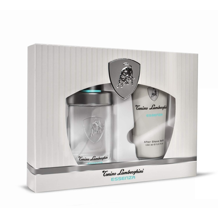 Giftset Lamborghini Essenza Edt 75ml + After Shave Balm 150ml ryhmässä KAUNEUS JA TERVEYS / Tuoksut & Parfyymit / Parfyymit / Miesten Tuoksut @ TP E-commerce Nordic AB (C15464)