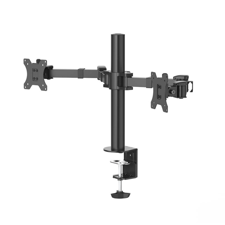 Hama Monitor Holder Operator Twin Black ryhmässä TIETOKOONET & TARVIKKEET / Näytöt / Näytön jalustat ja kiinnikkeet @ TP E-commerce Nordic AB (C15472)