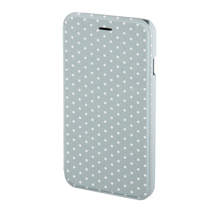 HAMA Plånboksväska DesignLine iPhone 6/7/8/SE Dots Glow Grey ryhmässä ÄLYPUHELIMET JA TABLETIT / Puhelimen suojakotelo / Apple / iPhone 6/6S @ TP E-commerce Nordic AB (C15484)