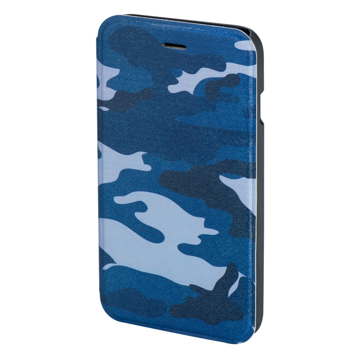 HAMA Plånboksväska DesignLine iPhone6/6S Camo Blå ryhmässä ÄLYPUHELIMET JA TABLETIT / Puhelimen suojakotelo / Apple / iPhone 6/6S @ TP E-commerce Nordic AB (C15492)