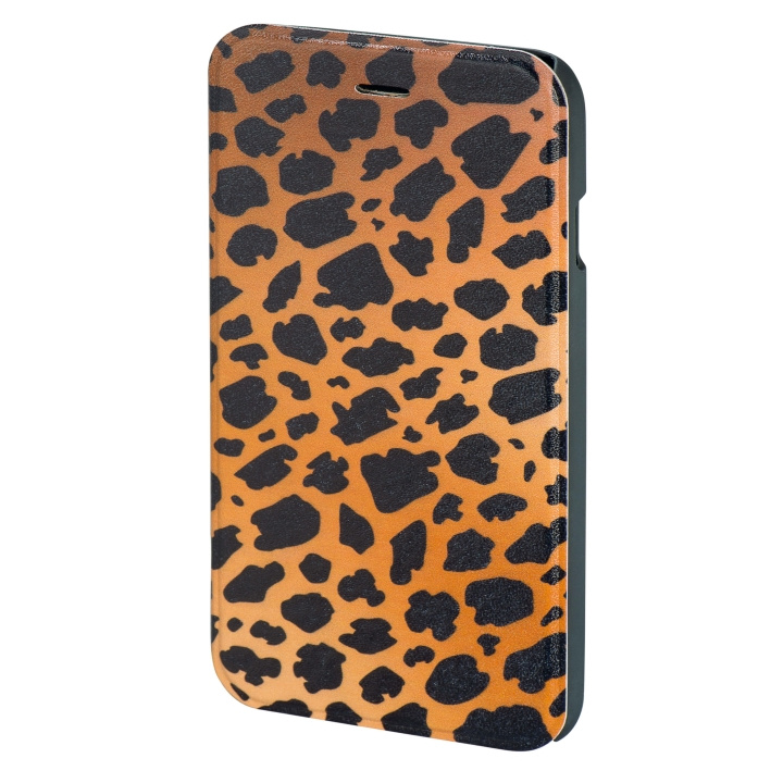Hama Plånboksväska DesignLine iPhone6/6S Leopard Brun ryhmässä ÄLYPUHELIMET JA TABLETIT / Puhelimen suojakotelo / Apple / iPhone 6/6S @ TP E-commerce Nordic AB (C15496)