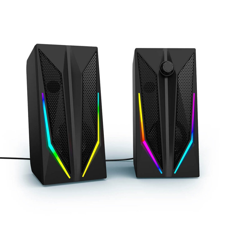 Urage Gaming Speakers BLAST-R 200 2.0 ryhmässä TIETOKOONET & TARVIKKEET / Tietokonetarvikkeet / Kaiuttimet @ TP E-commerce Nordic AB (C15530)