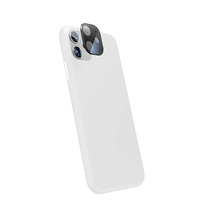 Hama Camera Protective Glass iPhone 11 Black ryhmässä ÄLYPUHELIMET JA TABLETIT / Puhelimen suojakotelo / Apple / iPhone 11 / Näytönsuoja @ TP E-commerce Nordic AB (C15531)
