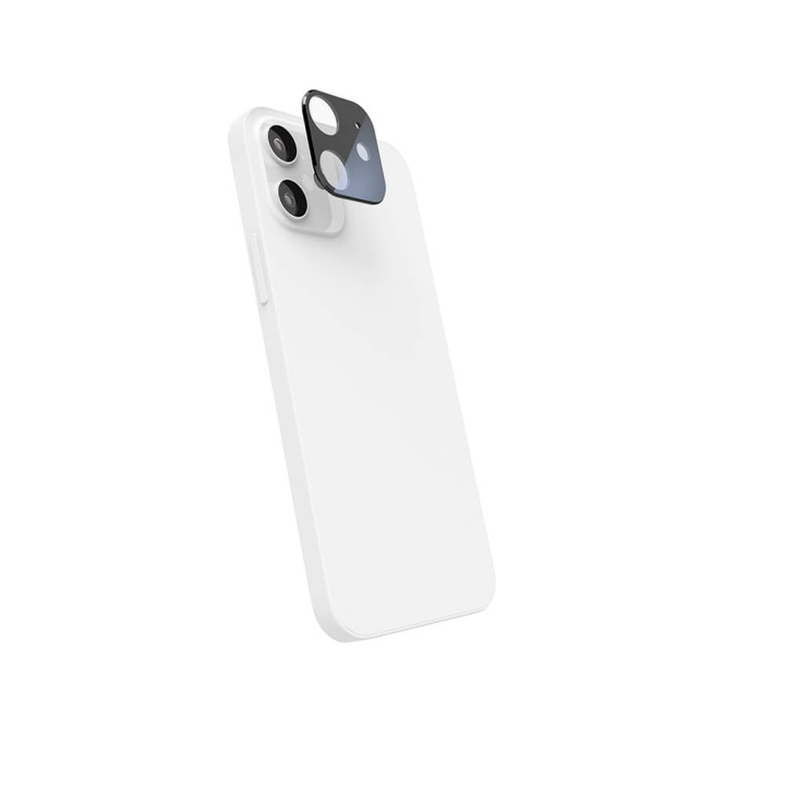 Hama Camera Protective Glass iPhone 12 Black ryhmässä ÄLYPUHELIMET JA TABLETIT / Puhelimen suojakotelo / Apple / iPhone 12 / Näytönsuoja @ TP E-commerce Nordic AB (C15536)