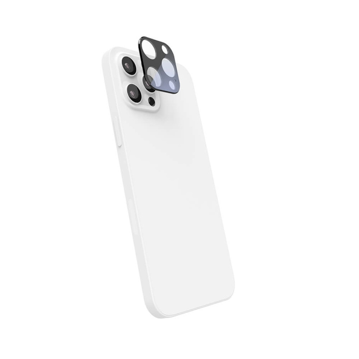 Hama Camera Protective Glass iPhone 12 Pro Max Black ryhmässä ÄLYPUHELIMET JA TABLETIT / Puhelimen suojakotelo / Apple / iPhone 12 Pro / Näytönsuoja @ TP E-commerce Nordic AB (C15538)
