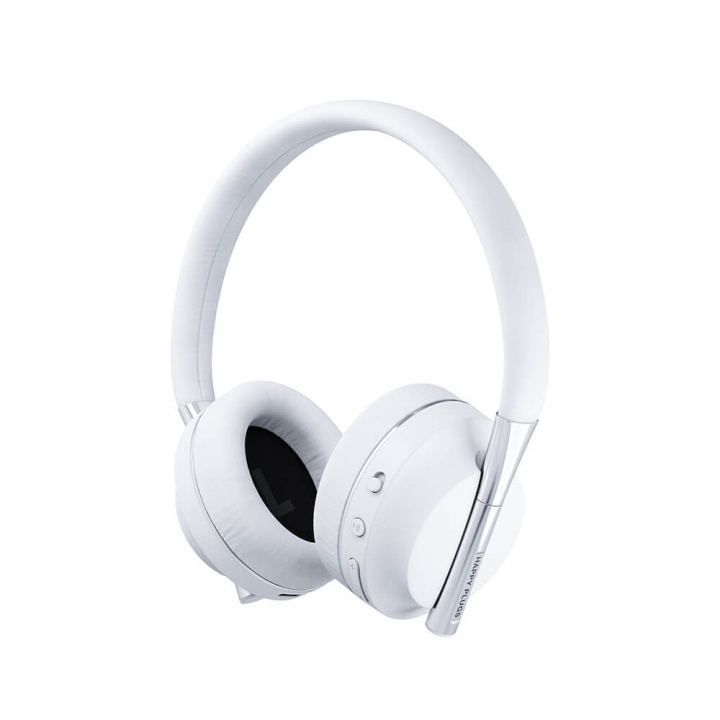 Happy Plugs Play Headphone Over-Ear 85dB Wireless White ryhmässä KODINELEKTRONIIKKA / Ääni & Kuva / Kuulokkeet & Tarvikkeet / Kuulokkeet @ TP E-commerce Nordic AB (C15584)