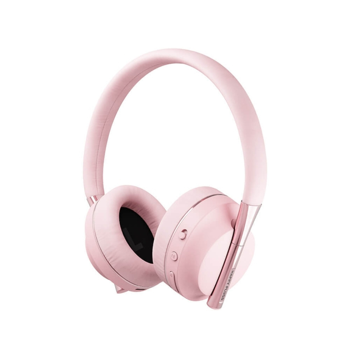 HAPPY PLUGS Play Headphone Over-Ear 85dB Wireless Pink/Gold ryhmässä KODINELEKTRONIIKKA / Ääni & Kuva / Kuulokkeet & Tarvikkeet / Kuulokkeet @ TP E-commerce Nordic AB (C15586)