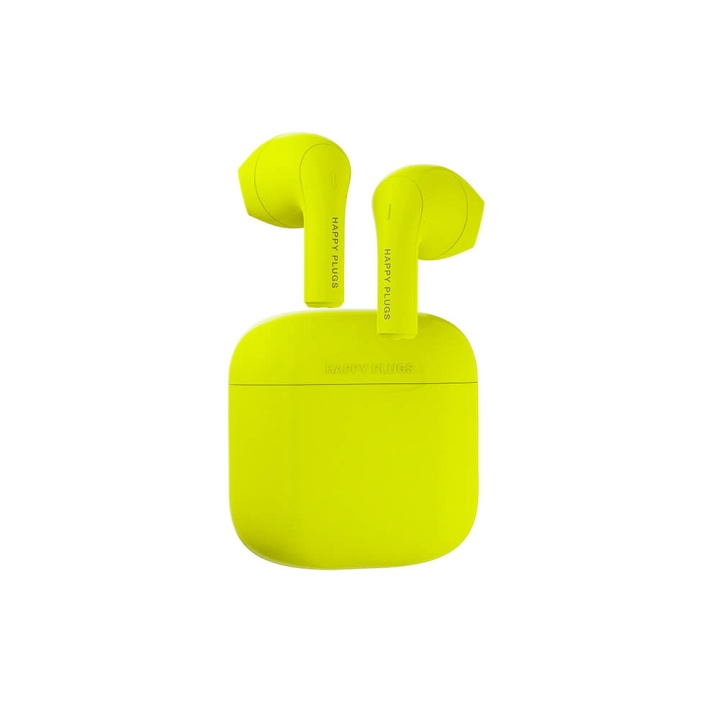 Happy Plugs Kuuloke Joy In-Ear TWS Neon Keltainen ryhmässä KODINELEKTRONIIKKA / Ääni & Kuva / Kuulokkeet & Tarvikkeet / Kuulokkeet @ TP E-commerce Nordic AB (C15592)
