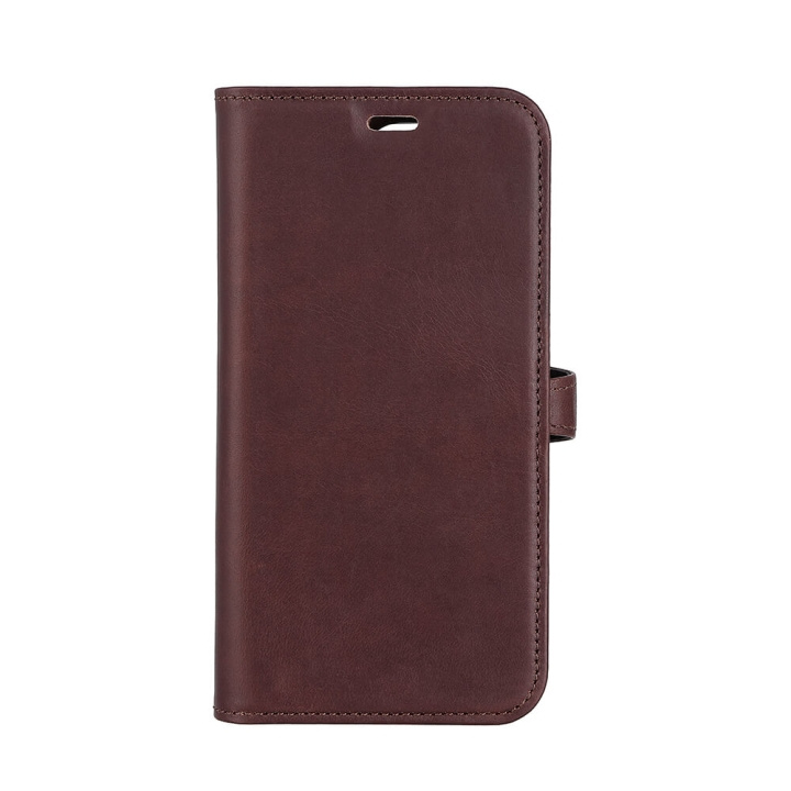 Buffalo 2in1 Wallet Leather 3 card iPhone 14 Pro Brown ryhmässä ÄLYPUHELIMET JA TABLETIT / Puhelimen suojakotelo / Apple / iPhone 14 @ TP E-commerce Nordic AB (C15715)