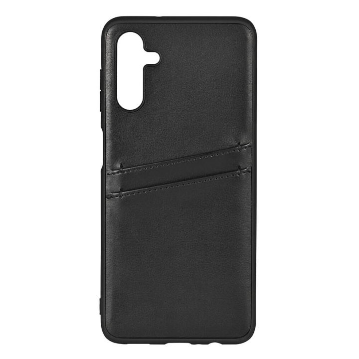 Buffalo Back cover PU 2 card Samsung A13 5G / A04s Black ryhmässä ÄLYPUHELIMET JA TABLETIT / Puhelimen suojakotelo / Samsung @ TP E-commerce Nordic AB (C15717)