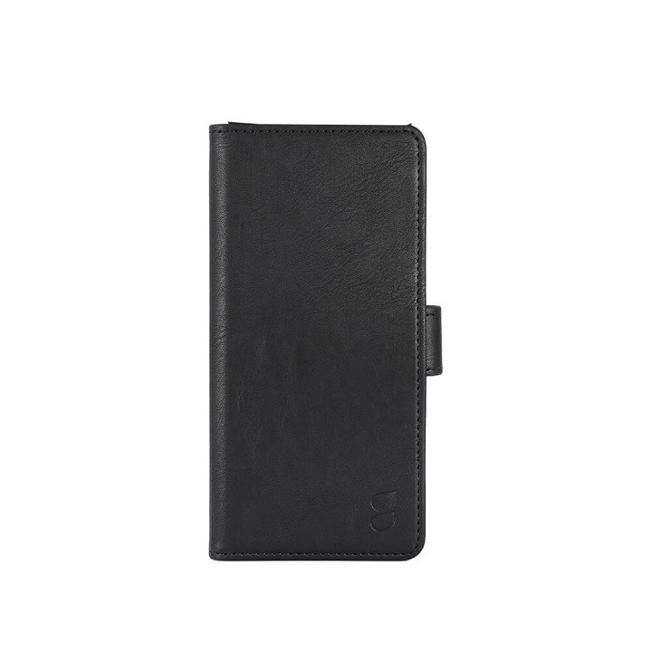GEAR Mobile Wallet Black Motorola Moto E22i 4G ryhmässä ÄLYPUHELIMET JA TABLETIT / Puhelimen suojakotelo / Motorola @ TP E-commerce Nordic AB (C15756)