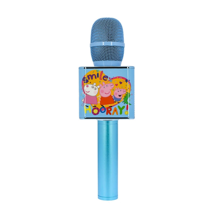 Peppa Pig Karaoke Mic Blue ryhmässä KODINELEKTRONIIKKA / Ääni & Kuva / Kädessä pidettävät mikrofonit @ TP E-commerce Nordic AB (C15791)