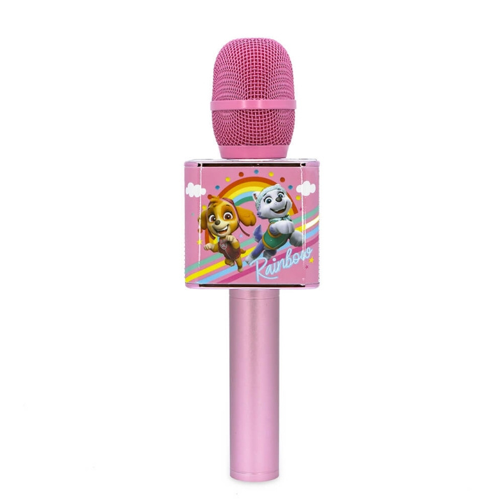 PAW PATROL Karaoke Mic Pink ryhmässä KODINELEKTRONIIKKA / Ääni & Kuva / Kädessä pidettävät mikrofonit @ TP E-commerce Nordic AB (C15796)