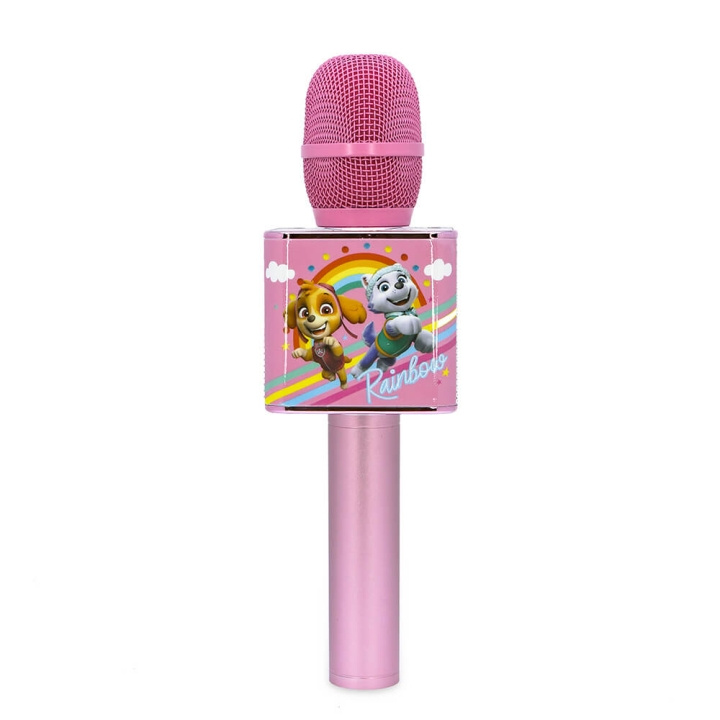 PAW PATROL Karaoke Mic Pink ryhmässä KODINELEKTRONIIKKA / Ääni & Kuva / Kädessä pidettävät mikrofonit @ TP E-commerce Nordic AB (C15796)