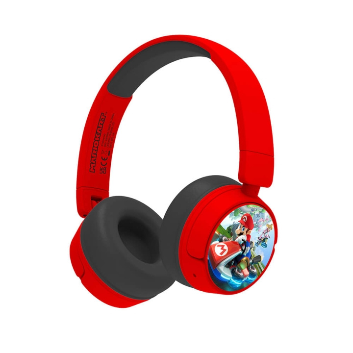Super Mario MARIO Headphone On-Ear Junior Wireless 85dB/95dB Sharing Aux ryhmässä KODINELEKTRONIIKKA / Ääni & Kuva / Kuulokkeet & Tarvikkeet / Kuulokkeet @ TP E-commerce Nordic AB (C15800)