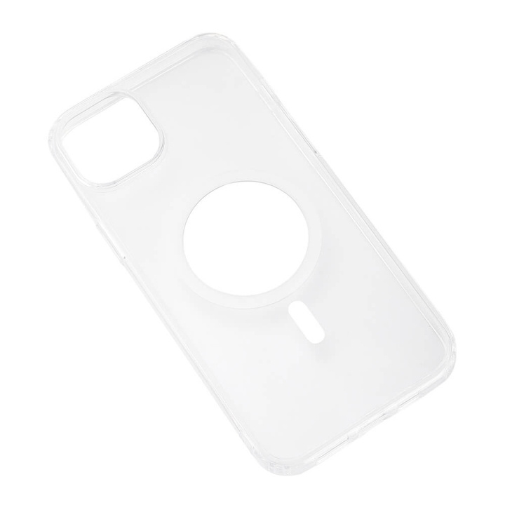 Gear Suojakuori TPE/PC MagSeries Läpinäkyvä - iPhone 14 Plus ryhmässä ÄLYPUHELIMET JA TABLETIT / Puhelimen suojakotelo / Apple / iPhone 14 @ TP E-commerce Nordic AB (C15833)