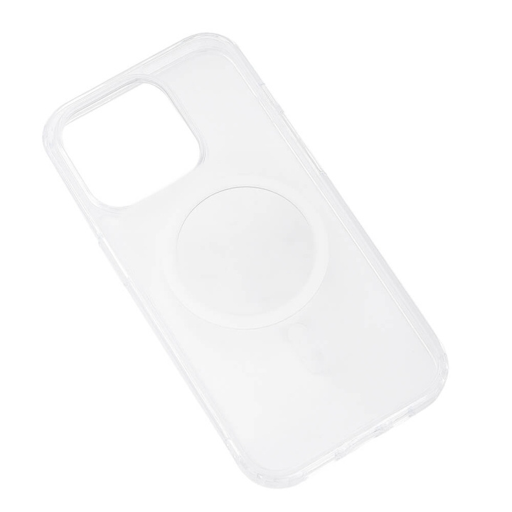 Gear Suojakuori TPE/PC MagSeries Läpinäkyvä - iPhone 14 Pro ryhmässä ÄLYPUHELIMET JA TABLETIT / Puhelimen suojakotelo / Apple / iPhone 14 @ TP E-commerce Nordic AB (C15834)