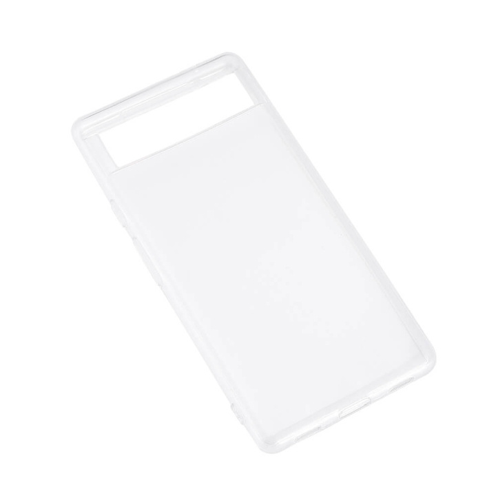 Gear Suojakuori TPU Läpinäkyvä - Google Pixel 6a ryhmässä ÄLYPUHELIMET JA TABLETIT / Puhelimen suojakotelo / Google @ TP E-commerce Nordic AB (C15840)